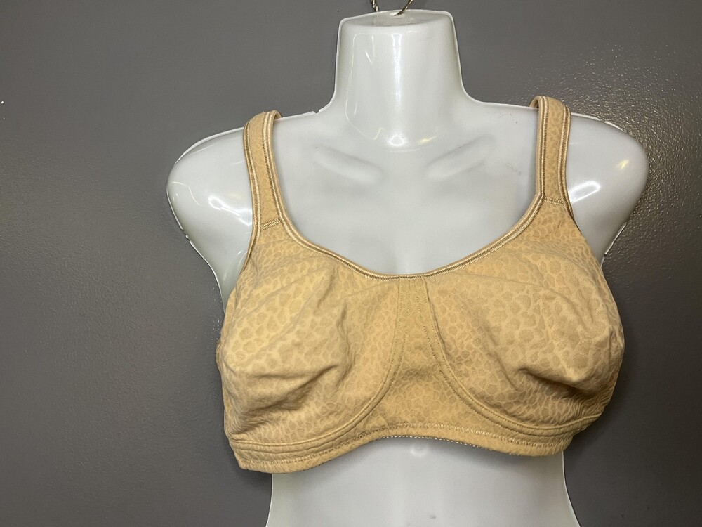 Amoena Bra Womens 40B Beige Mona SB Mastectomy Wireless Pocketed Full Coverage